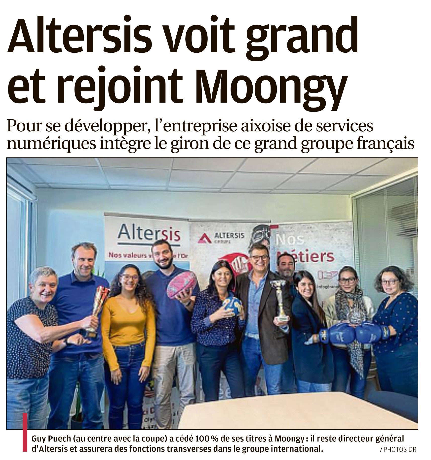 Altersis voit grand et rejoint le groupe Moongy